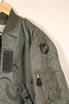 1950年代前半　サイズ 38　アメリカ空軍　USAF　B-15D　フライトジャケット　モーディファイ　中古品