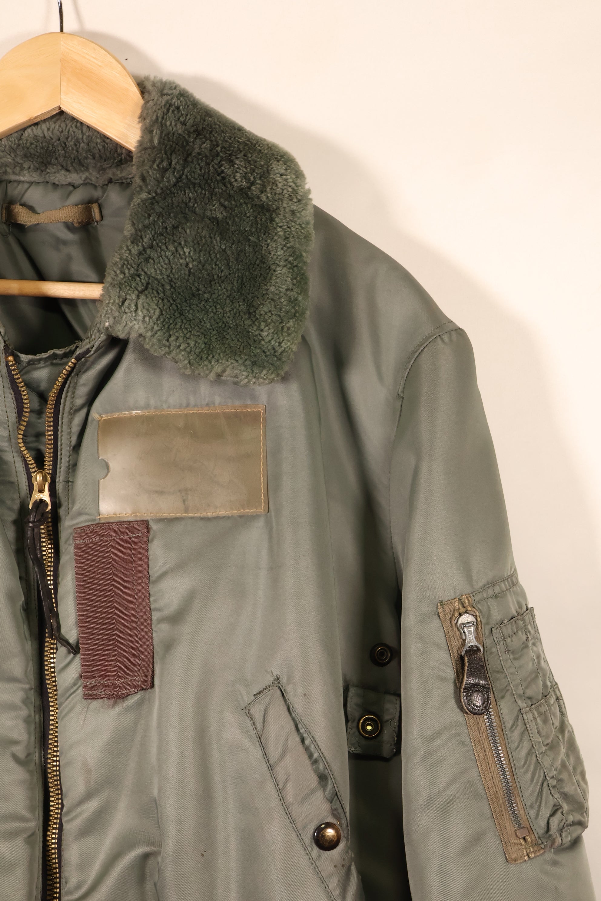 Early 1950s; Estimated size: LARGE or approximately 44; U.S. Air Force; B-15D; Intermediate Flight Jacket; Used