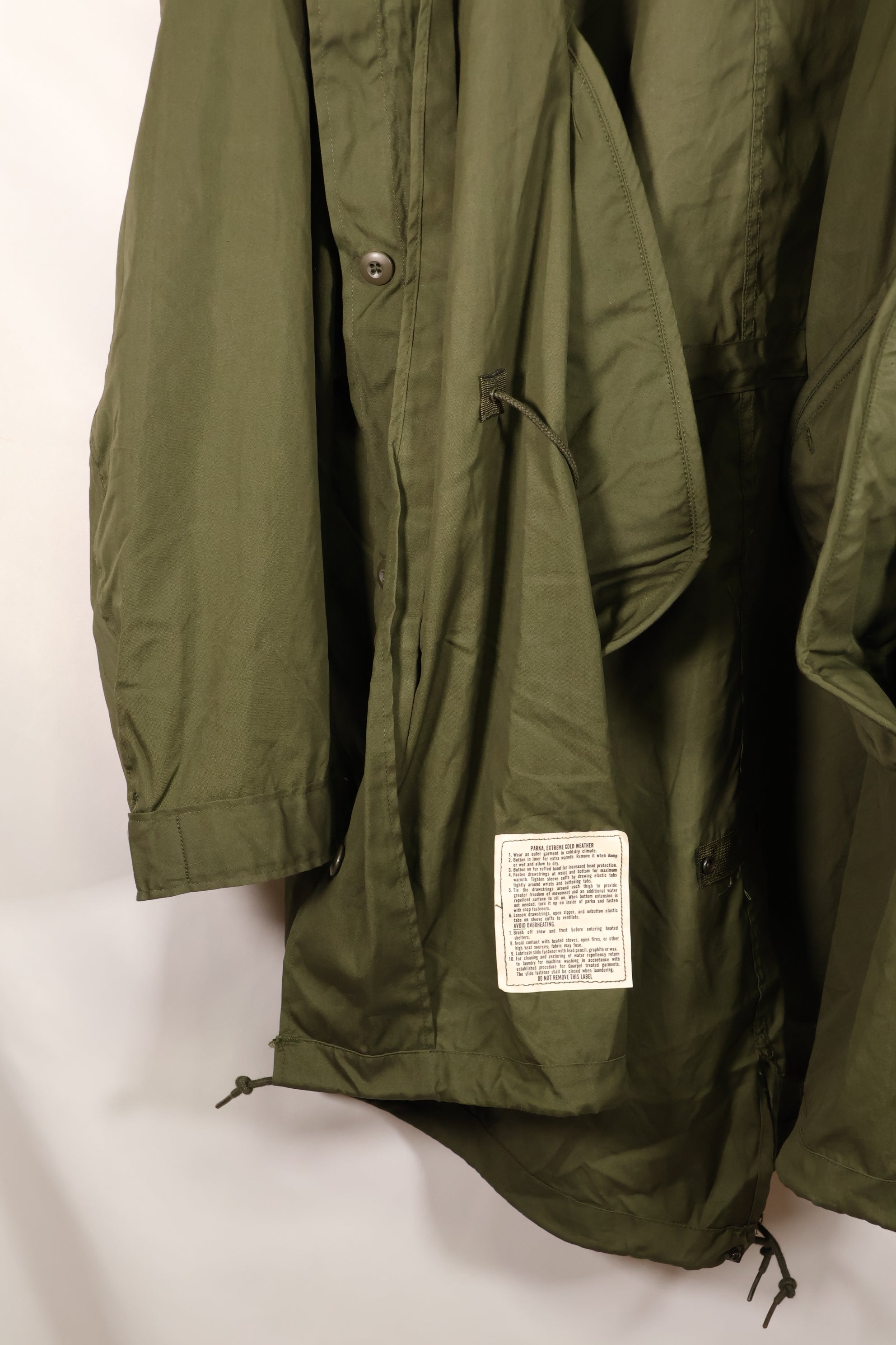 1973 Contract M-R M65 Field Parka Fishtail Parka, almost unused, no hood.