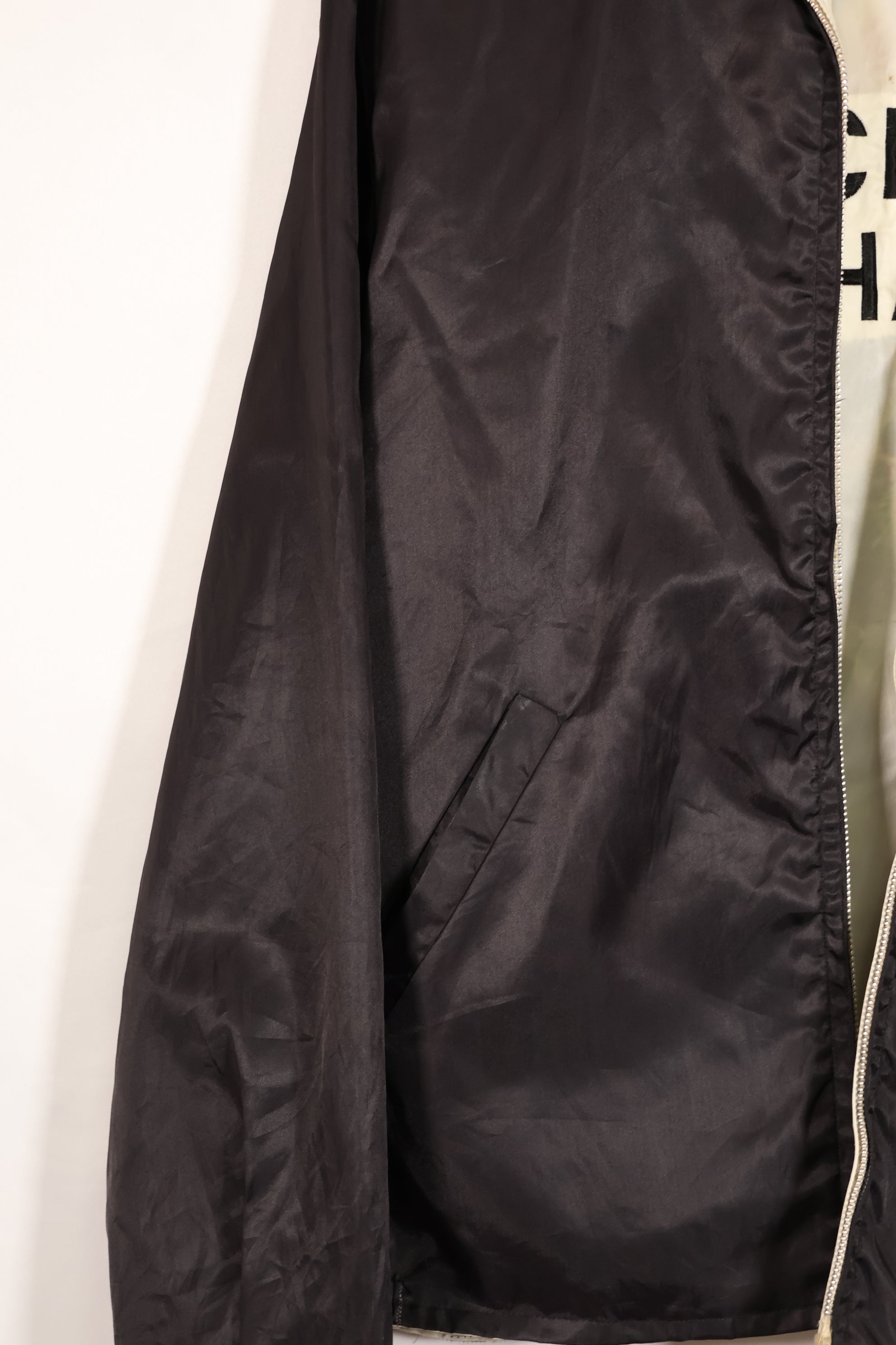 実物　ベトナム戦争　ツアージャケット　CAM RAHN BAY 1966-67　ジッパー破損あり