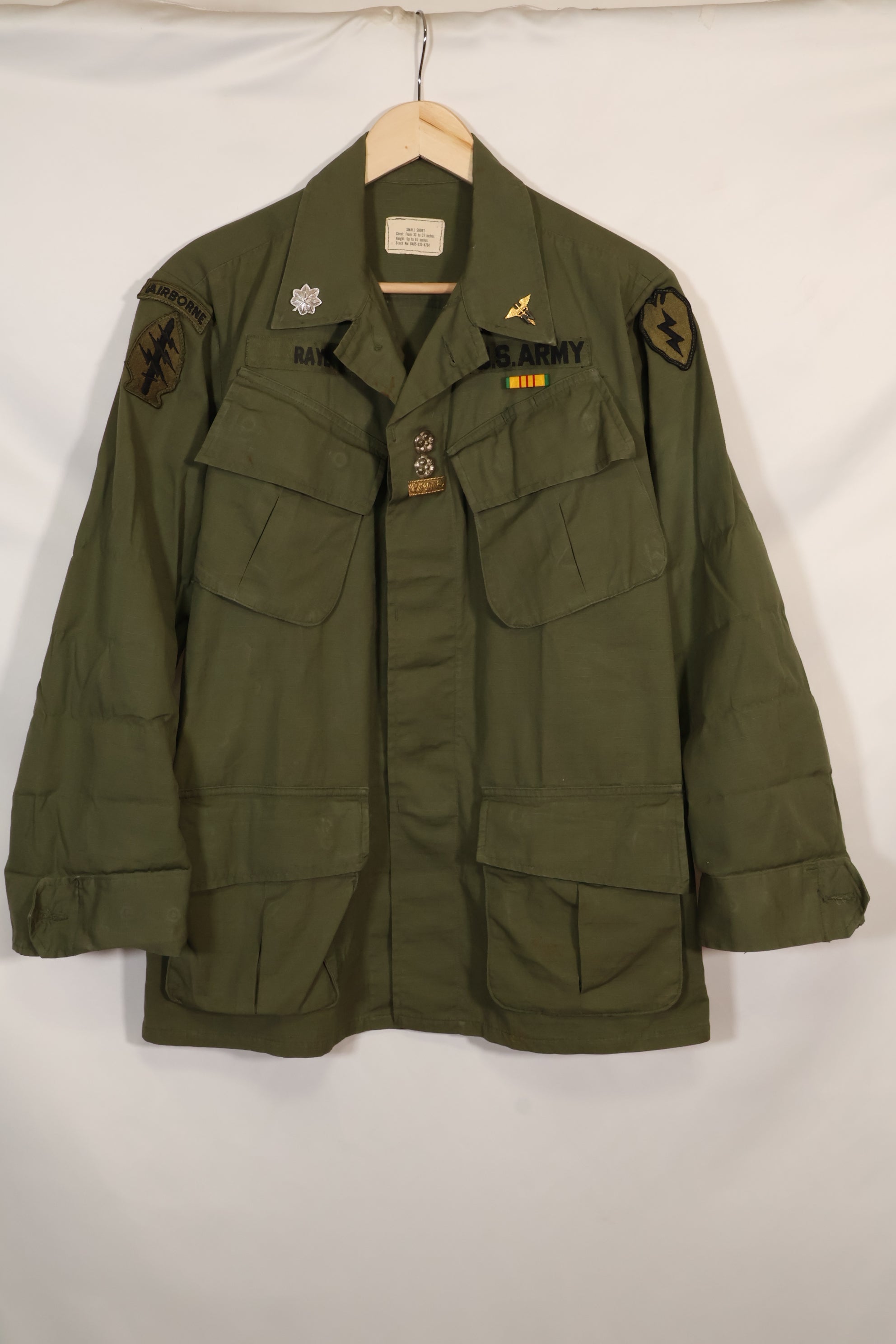 1969年契約　マーサ・レイ着用　4th Model ジャングルファティーグ　ジャケット　遺族放出品