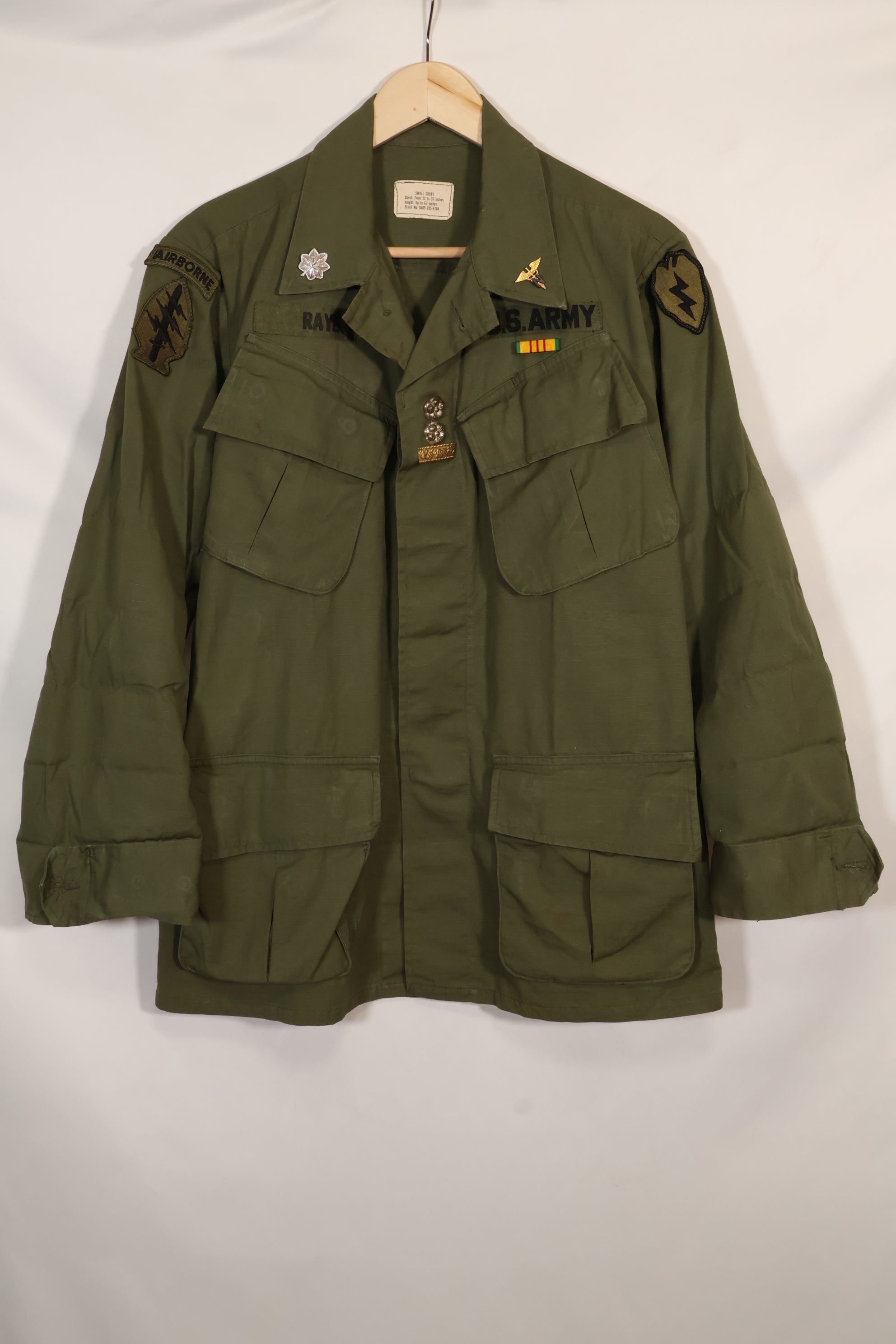 1969年契約　マーサ・レイ着用　4th Model ジャングルファティーグ　ジャケット　遺族放出品