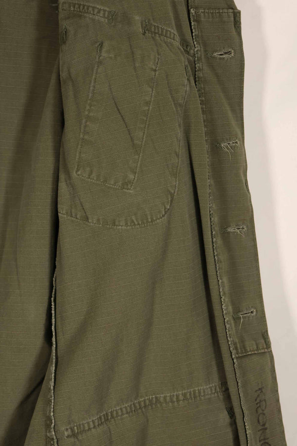 実物　1968年製　4th Model ジャングルファティーグ　ジャケット　S-R 中古品