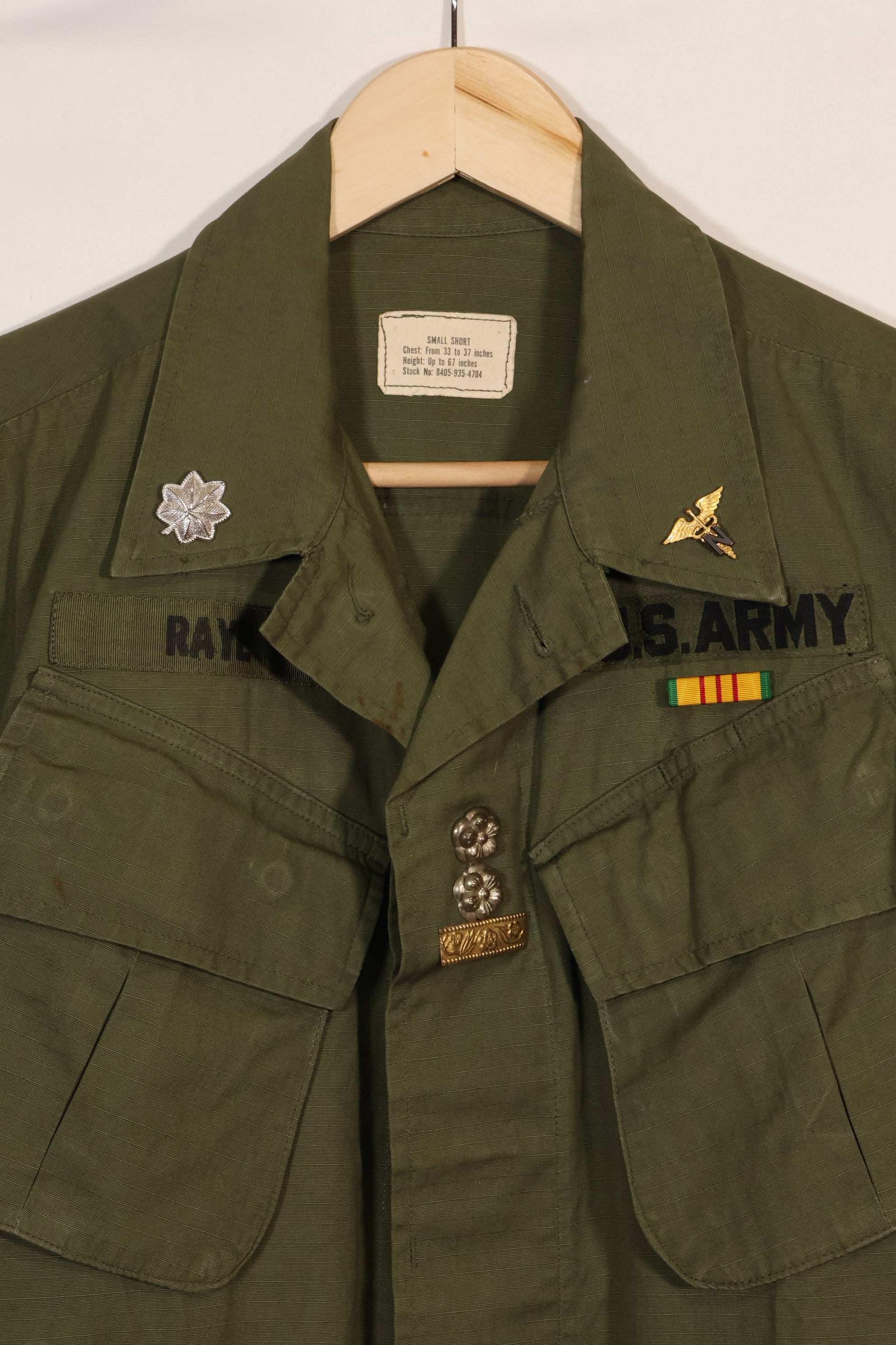 1969年契約　マーサ・レイ着用　4th Model ジャングルファティーグ　ジャケット　遺族放出品