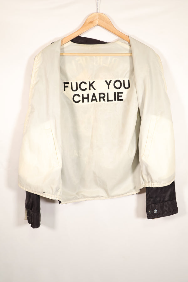 実物　ベトナム戦争　ツアージャケット　CAM RAHN BAY 1966-67　ジッパー破損あり