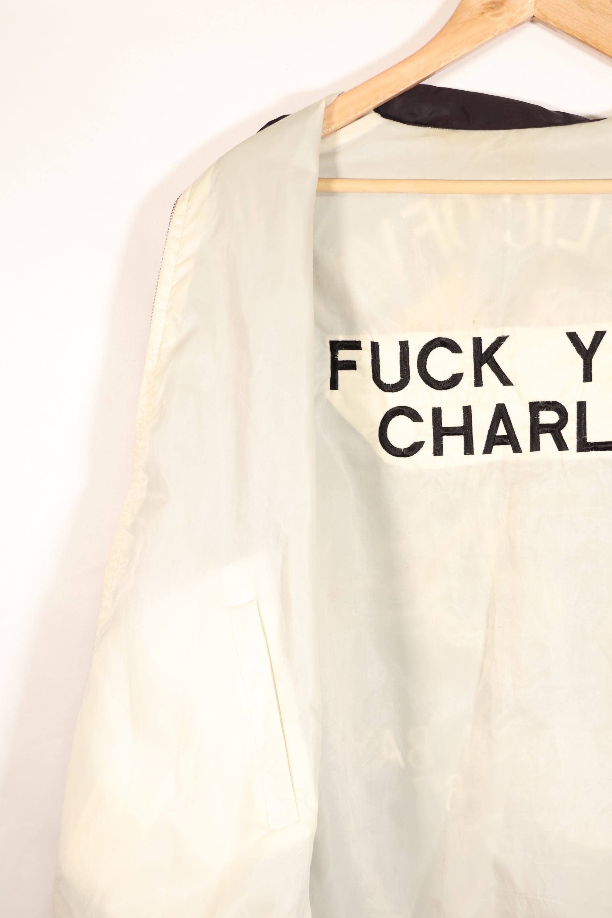 実物　ベトナム戦争　ツアージャケット　CAM RAHN BAY 1966-67　ジッパー破損あり