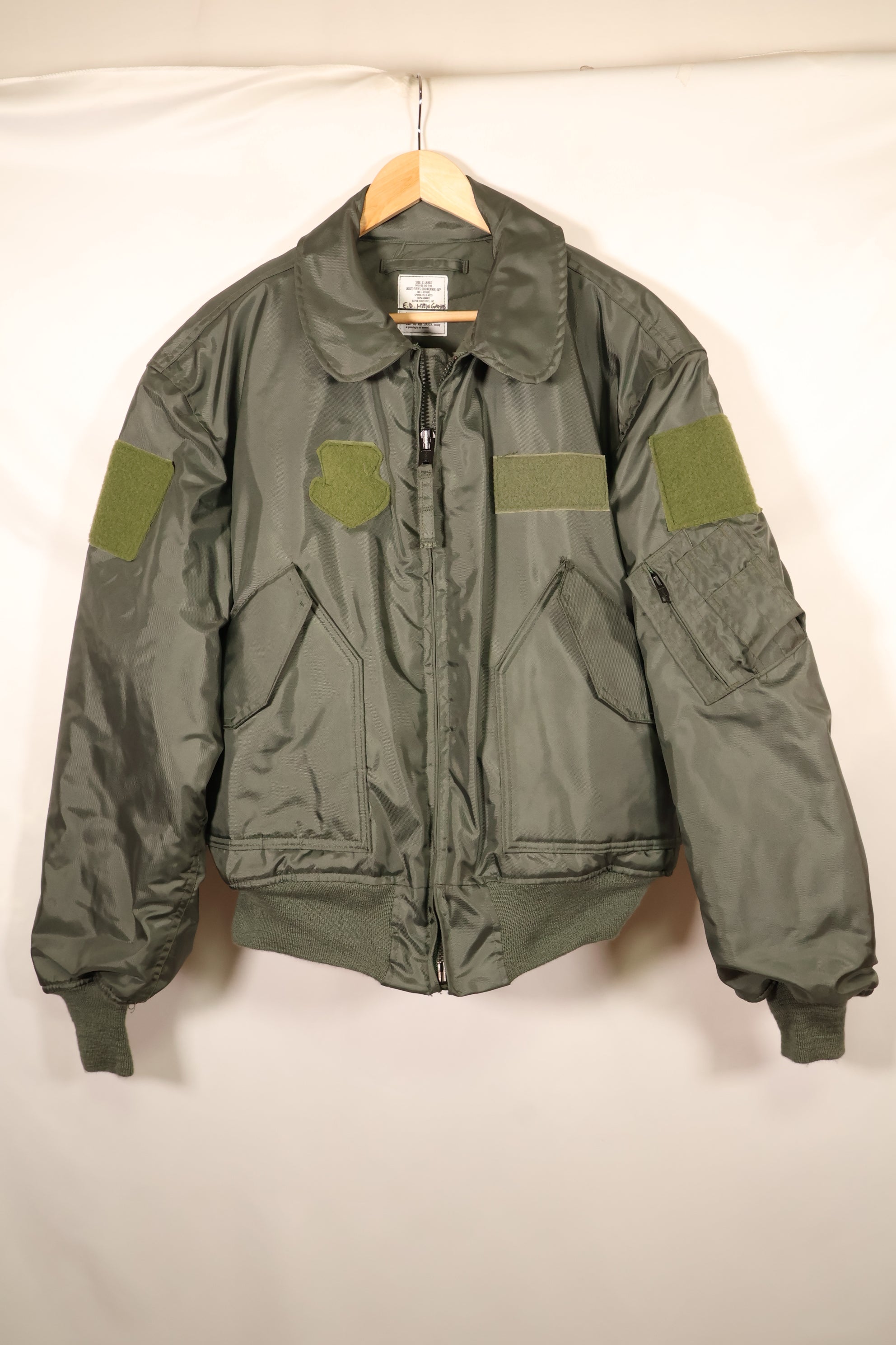 1995年契約　X-LARGE　アメリカ空軍　USAF　CWU-45P　コールドウェザーフライトジャケット　中古品