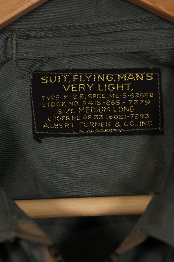 実物　1950年代　アメリカ空軍　フライトスーツ　K2-B　未使用　タグ付