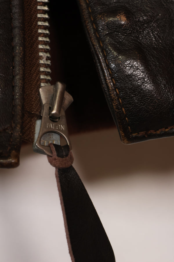 2000年代製　サイズ 44　リアルマッコイズ製　A-2 フライトジャケット　リブリペア済　中古品