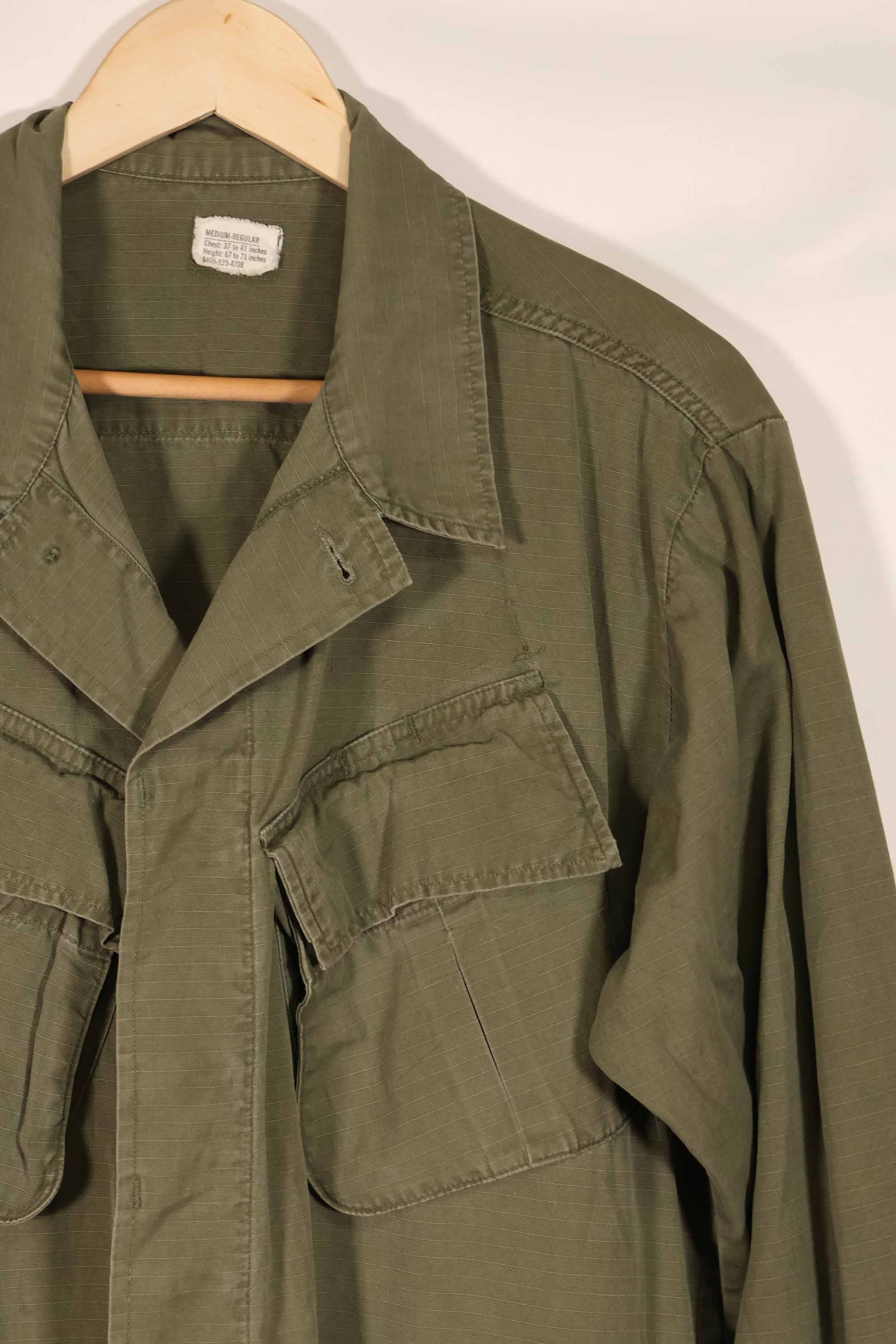 実物　製造年不明　4th Model ジャングルファティーグ　ジャケット　M-R 中古品