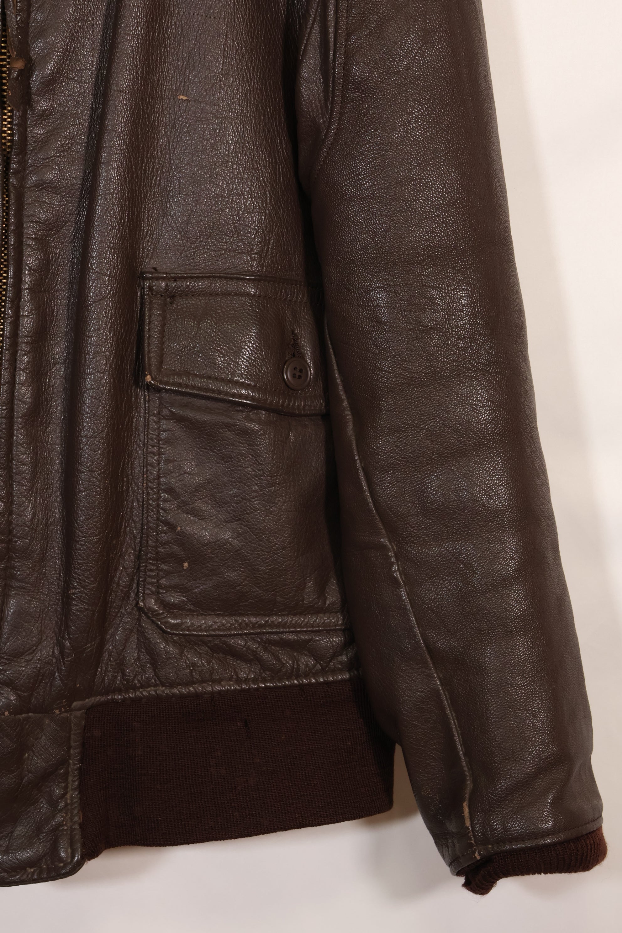 1969年契約　サイズ 46　アメリカ海軍　G-1　フライトジャケット　ヘリパイロット改造　希少個体　中古品