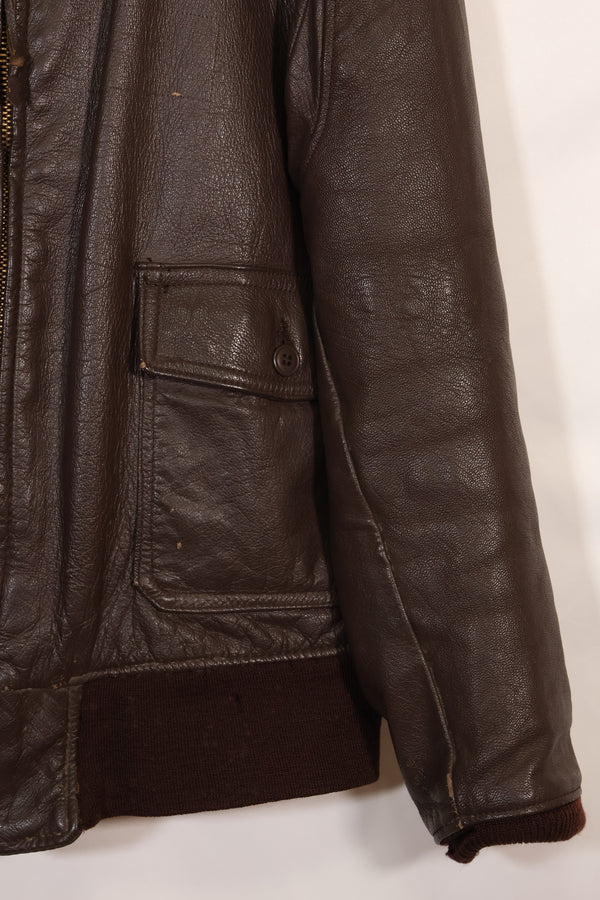 1969年契約　サイズ 46　アメリカ海軍　G-1　フライトジャケット　ヘリパイロット改造　希少個体　中古品