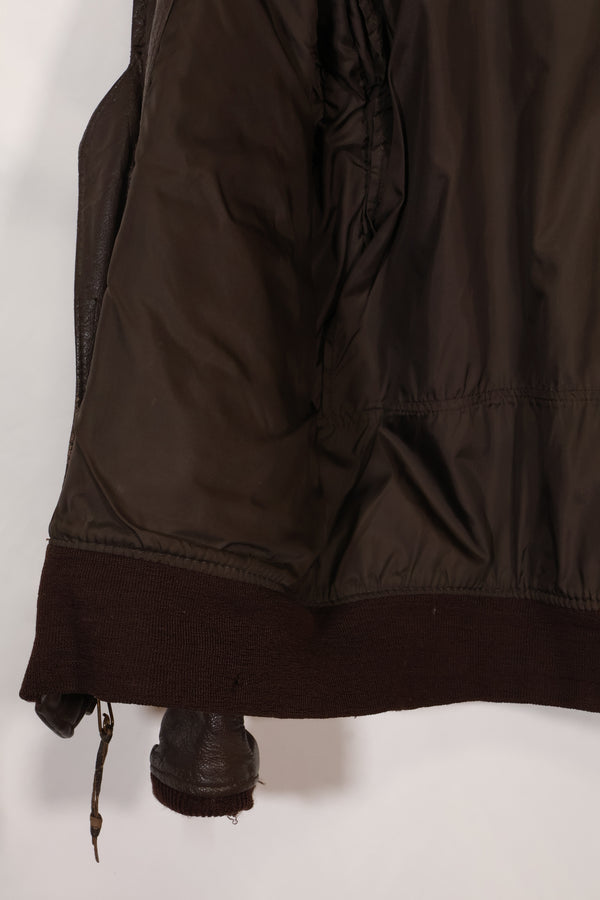 1969年契約　サイズ 46　アメリカ海軍　G-1　フライトジャケット　ヘリパイロット改造　希少個体　中古品