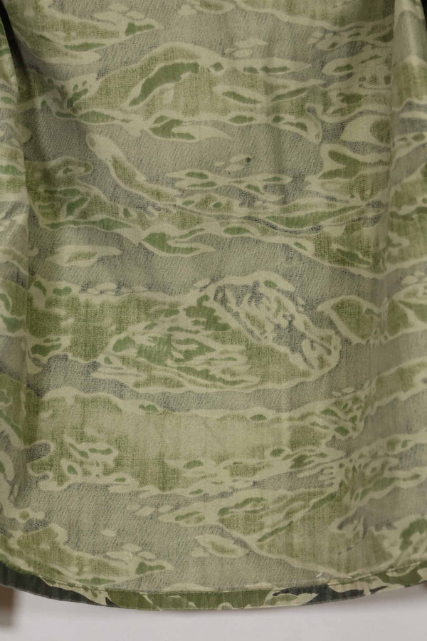 1960年代　タイガーストライプ　シャツ　CIDGパターン　特殊部隊パッチ　中古品