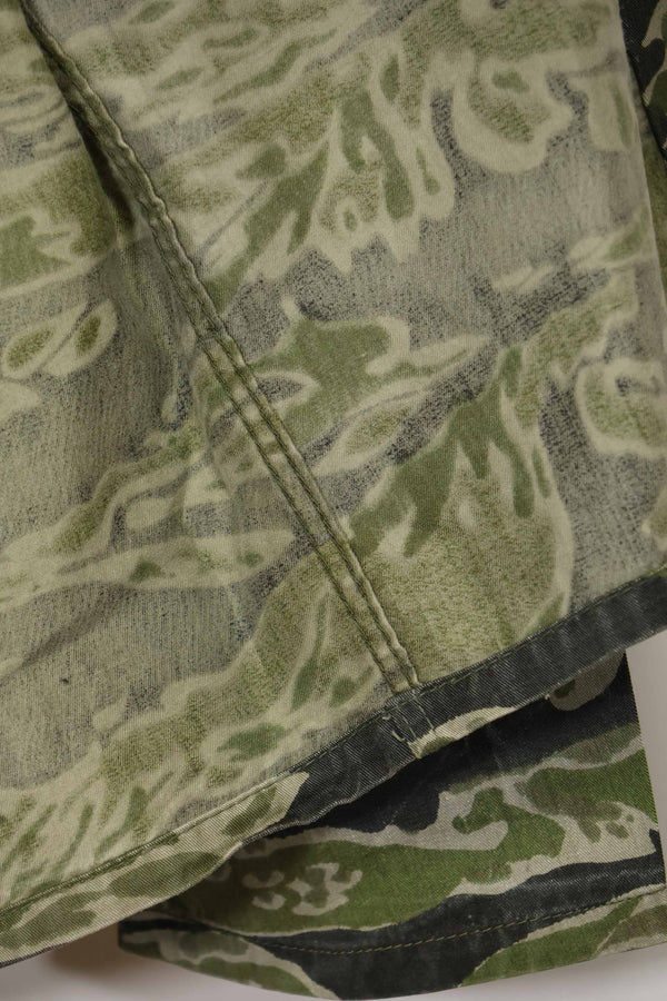 1960年代　タイガーストライプ　シャツ　CIDGパターン　特殊部隊パッチ　中古品