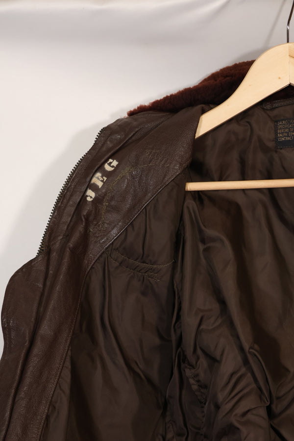 1960年代初頭ロット　サイズ 40 アメリカ海兵隊 G-1 UGLY ANGENLS フライトジャケット　中古品