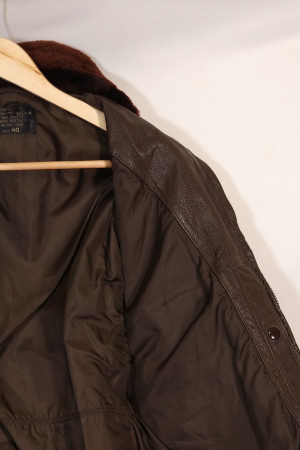 1960年代初頭ロット　サイズ 40 アメリカ海兵隊 G-1 UGLY ANGENLS フライトジャケット　中古品