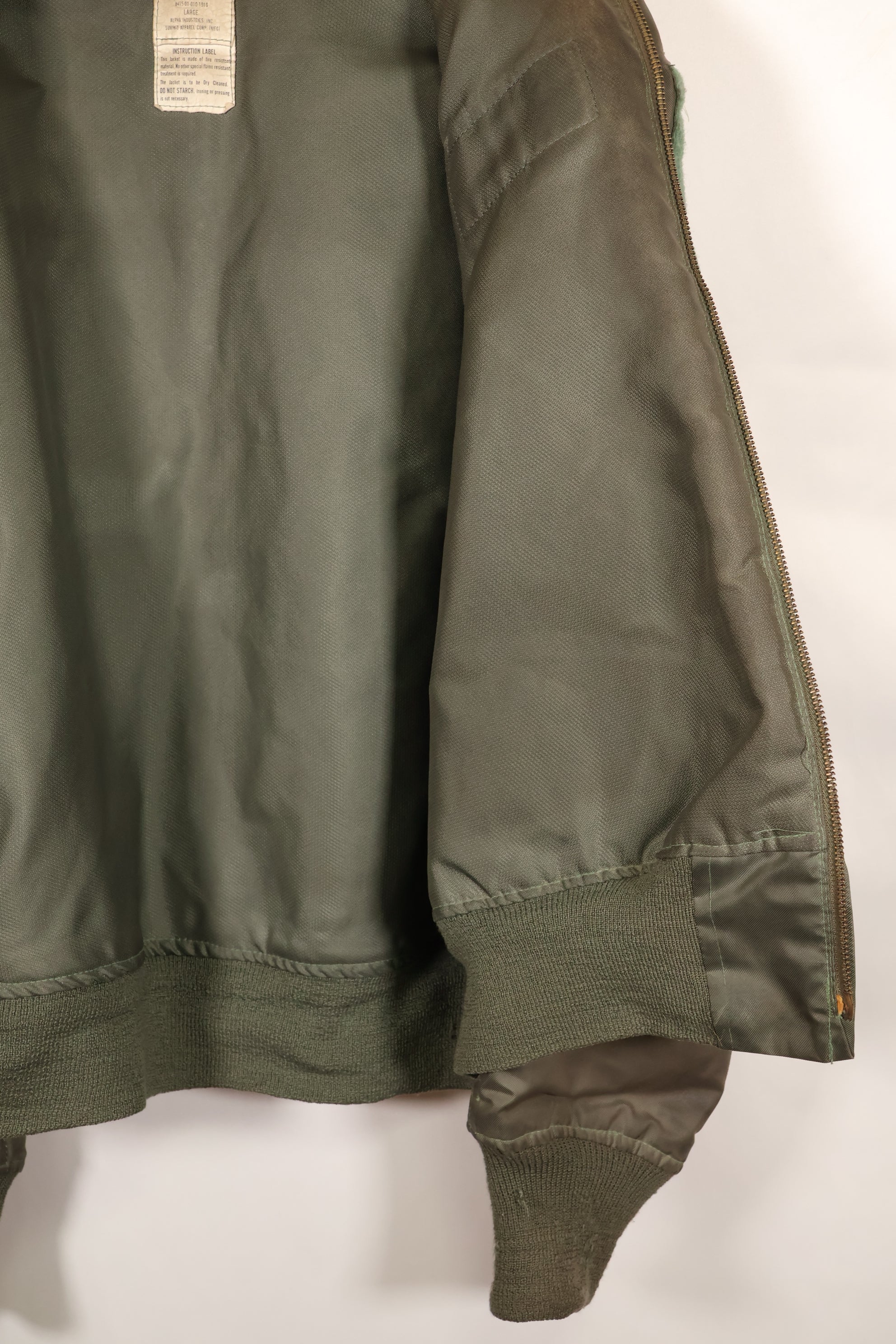 1988年美国空军CWU-36P飞行夹克，浅色，二手，合同编号：L