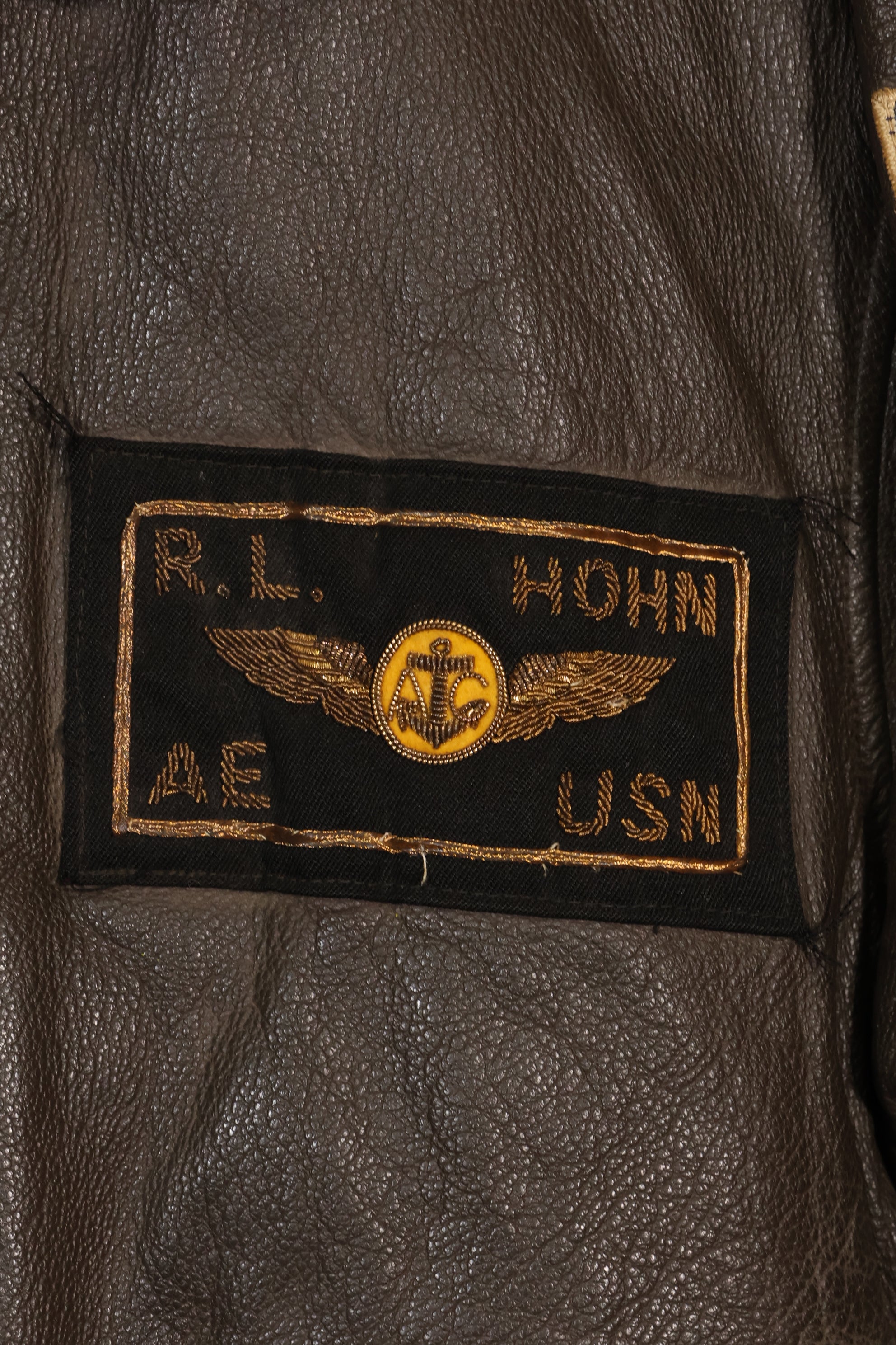 1968年契約　サイズ42 アメリカ海軍　G-1 フライトジャケット　FAIRECONRON ONE　中古品