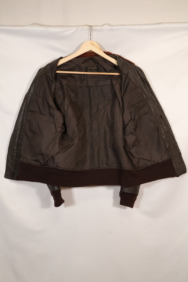 1968年契約　サイズ42 アメリカ海軍　G-1 フライトジャケット　FAIRECONRON ONE　中古品