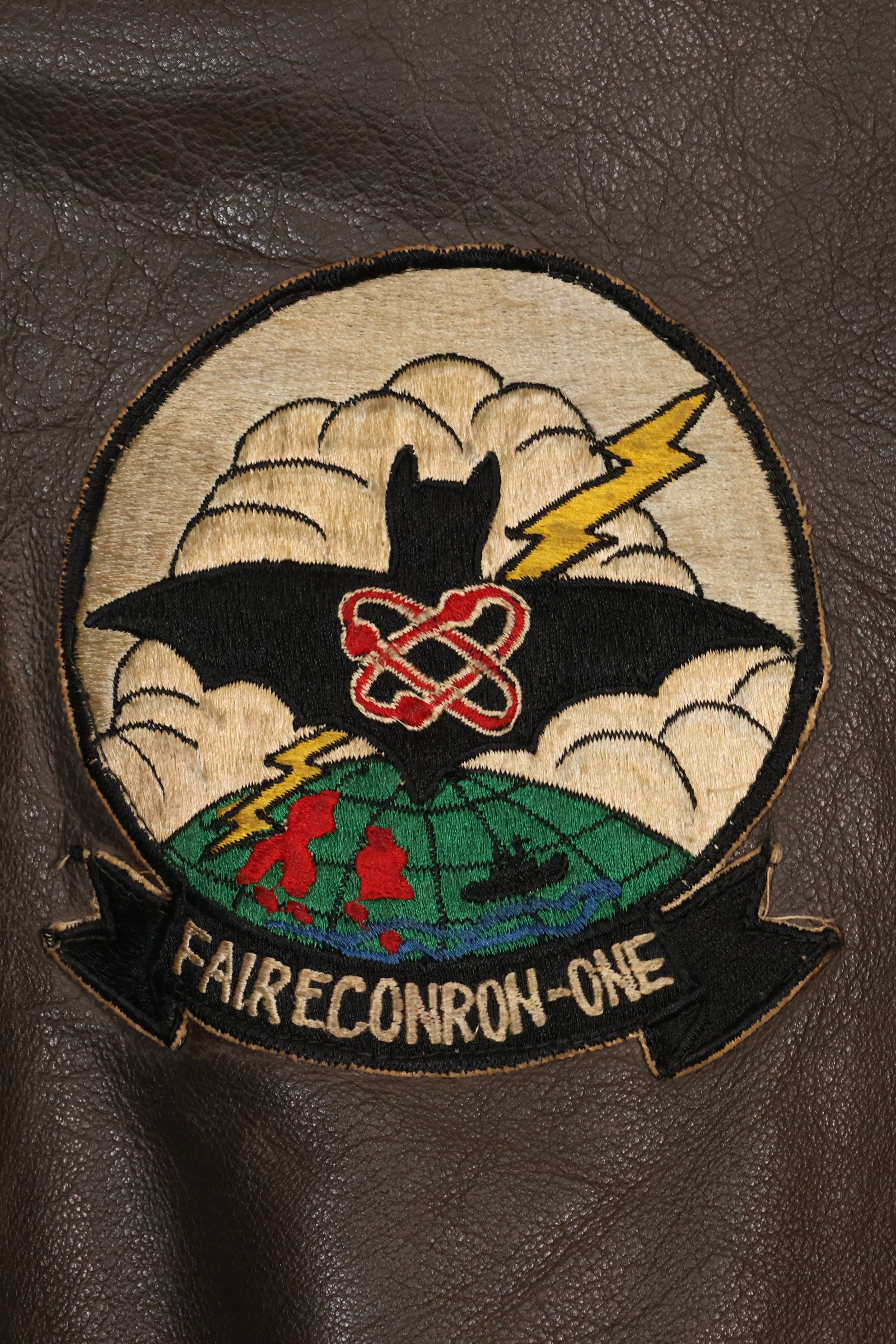 1968年契約　サイズ42 アメリカ海軍　G-1 フライトジャケット　FAIRECONRON ONE　中古品