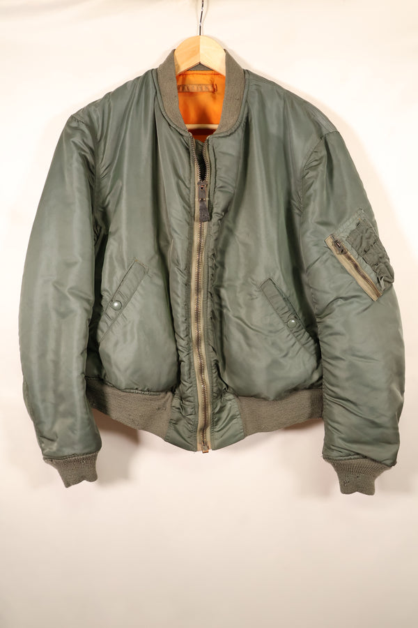 1968年契約　LARGE　アメリカ空軍　USAF　MA-1　フライトジャケット　中期型　中古品