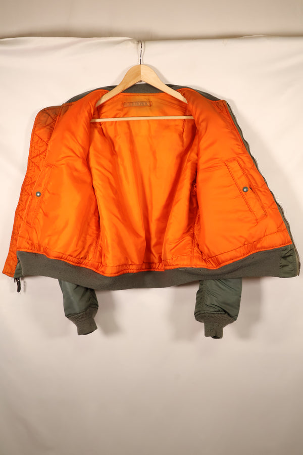 1968 Contract, LARGE, U.S. Air Force (USAF), MA-1 Flight Jacket, Mid-Period Model, Used