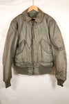 Circa late 1970s Estimated MEDIUM US Navy CWU-45P Flight Jacket Intermediates Used