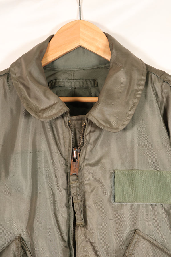 Circa late 1970s Estimated MEDIUM US Navy CWU-45P Flight Jacket Intermediates Used