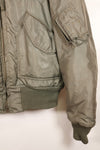 Circa late 1970s Estimated MEDIUM US Navy CWU-45P Flight Jacket Intermediates Used