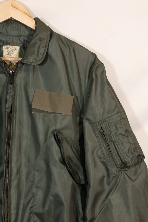 1977年製造　LARGE デッドストック　アメリカ海軍　CWU-36P フライトジャケット