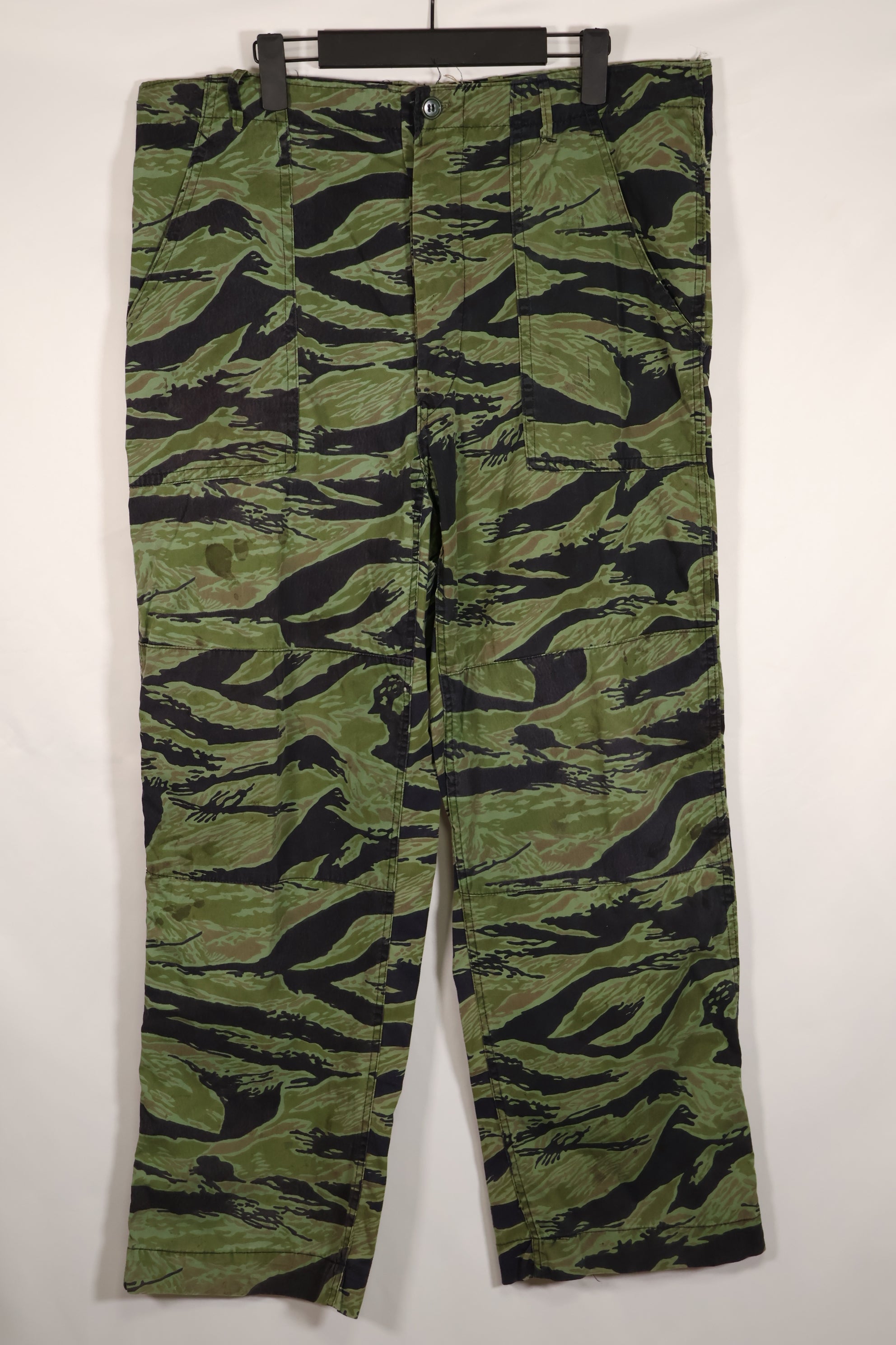 実物　1968年製　VNMC 4thパターン　タイガーストライプパンツ　Q7 ビッグサイズ　中古品