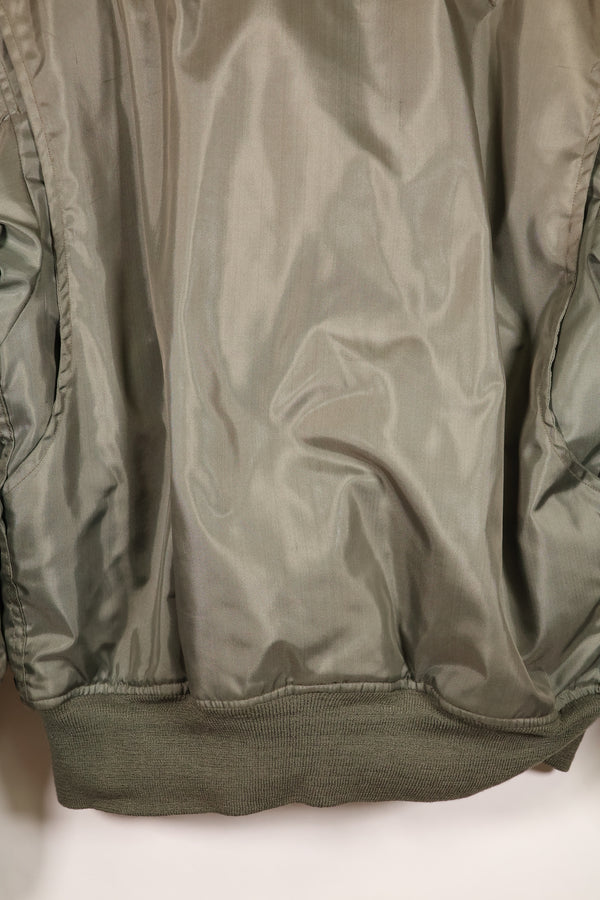 Circa late 1970s Estimated MEDIUM US Navy CWU-45P Flight Jacket Intermediates Used