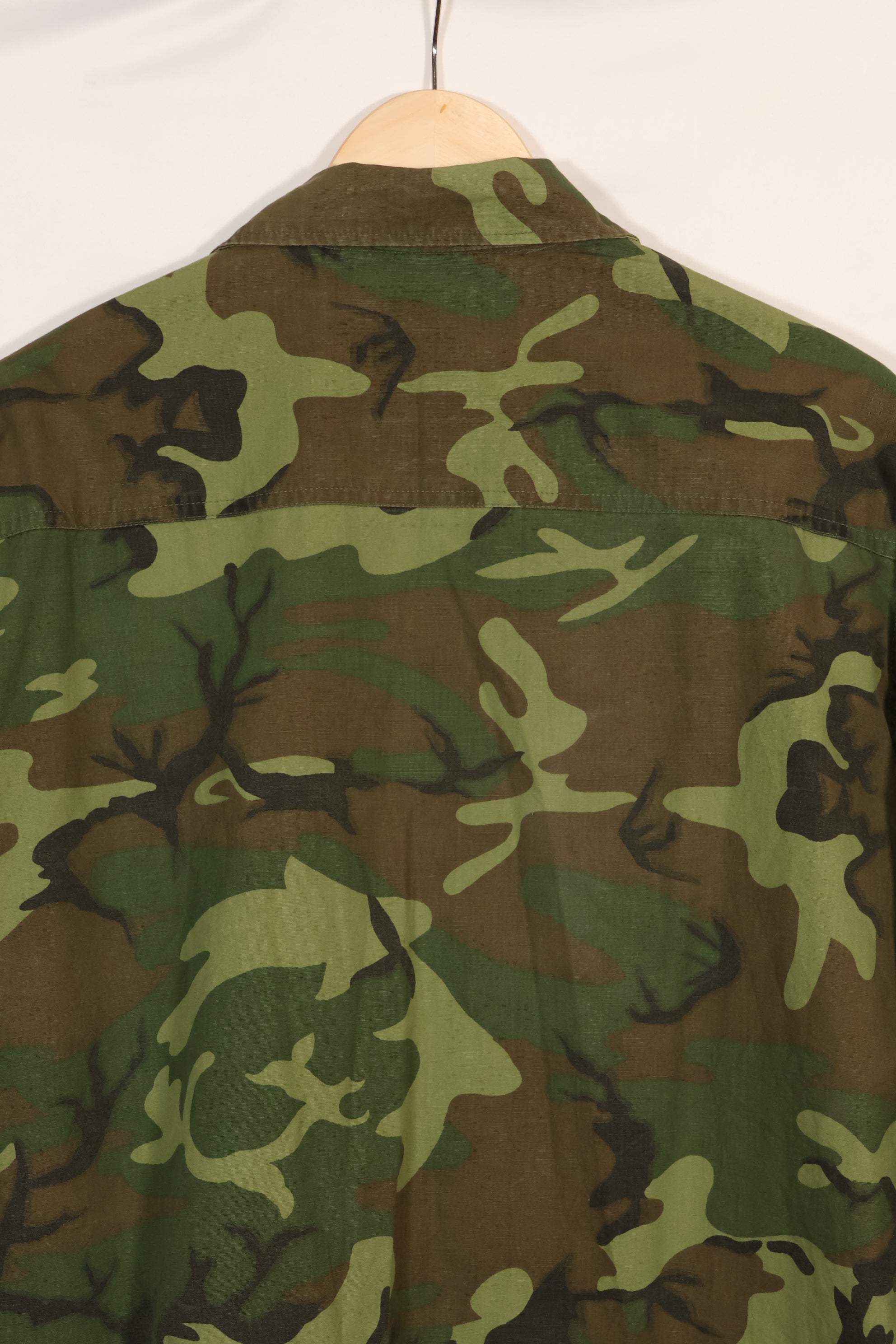 1967年頃　L-R　ノンリップストップ　初期プリント　ERDL　ファティーグジャケット　中古品