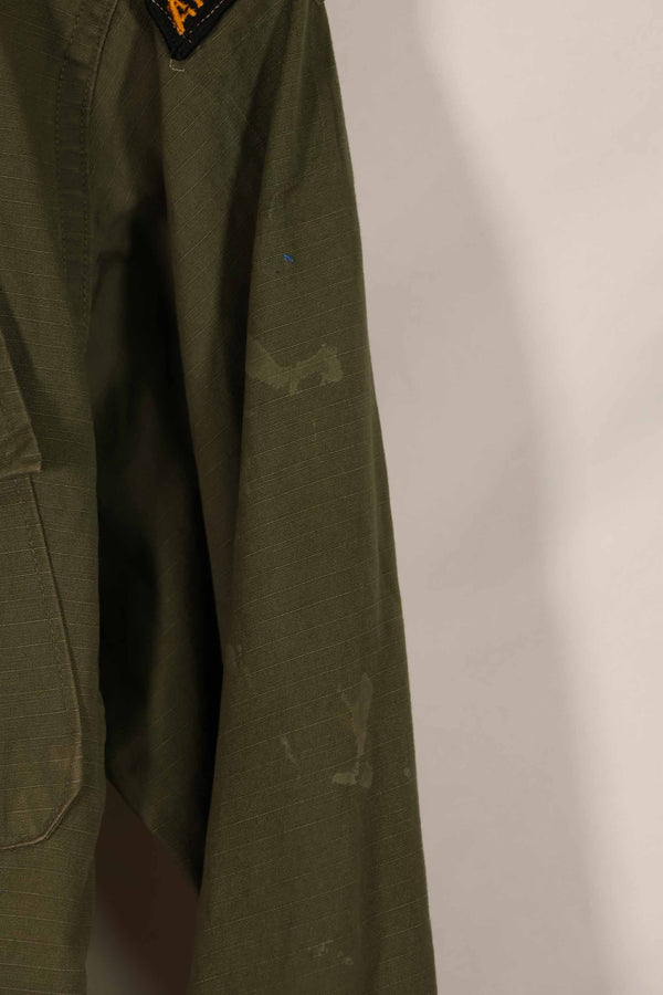 正品 1968 年第四款丛林迷彩夹克，短袖，二手