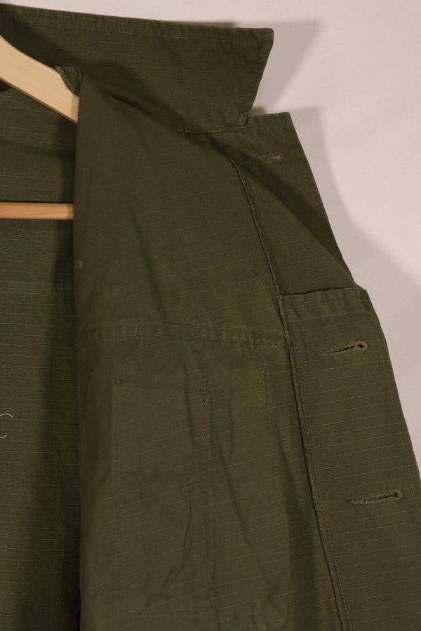 正品 1968 年第四款丛林迷彩夹克，短袖，二手