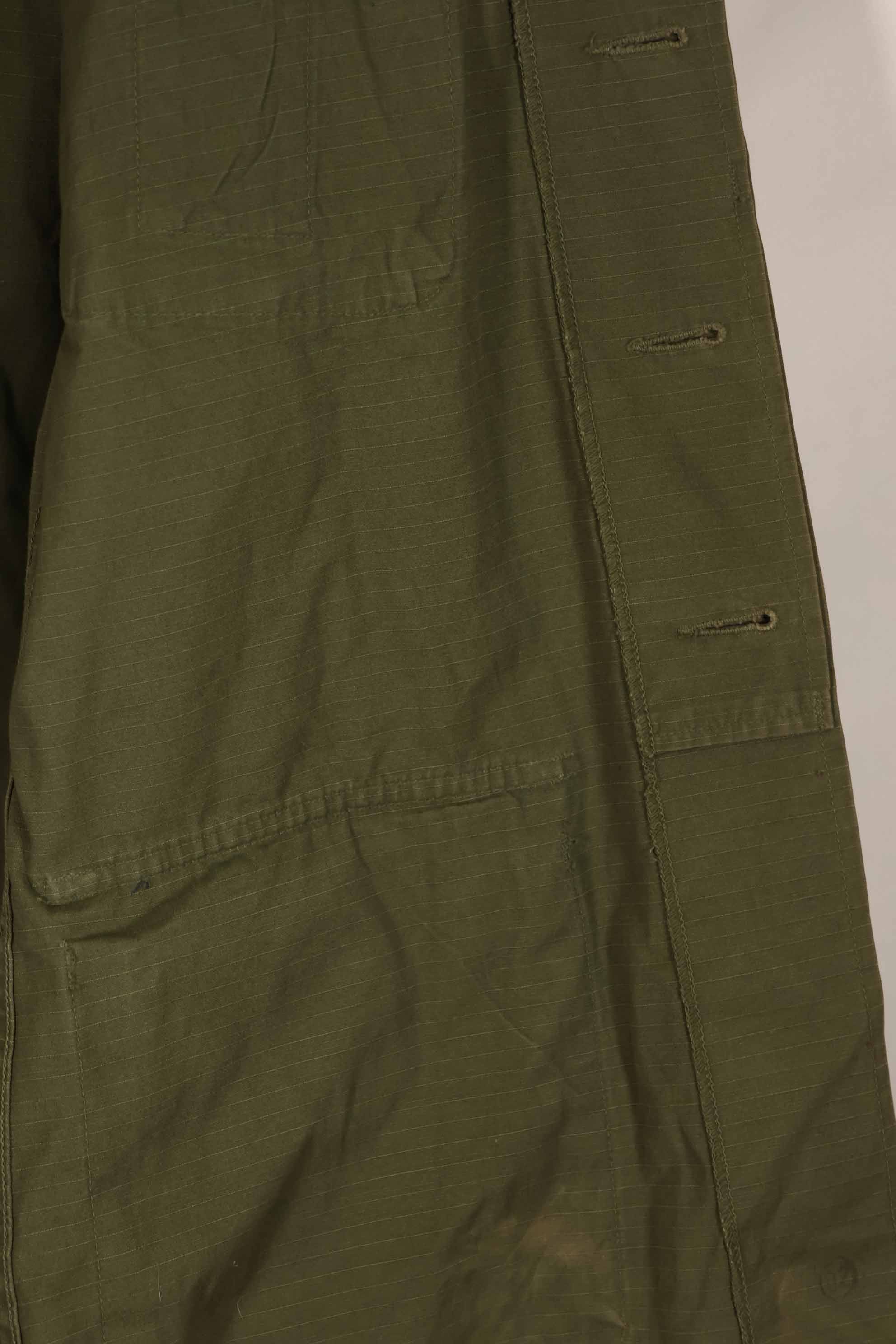 正品 1968 年第四款丛林迷彩夹克，短袖，二手