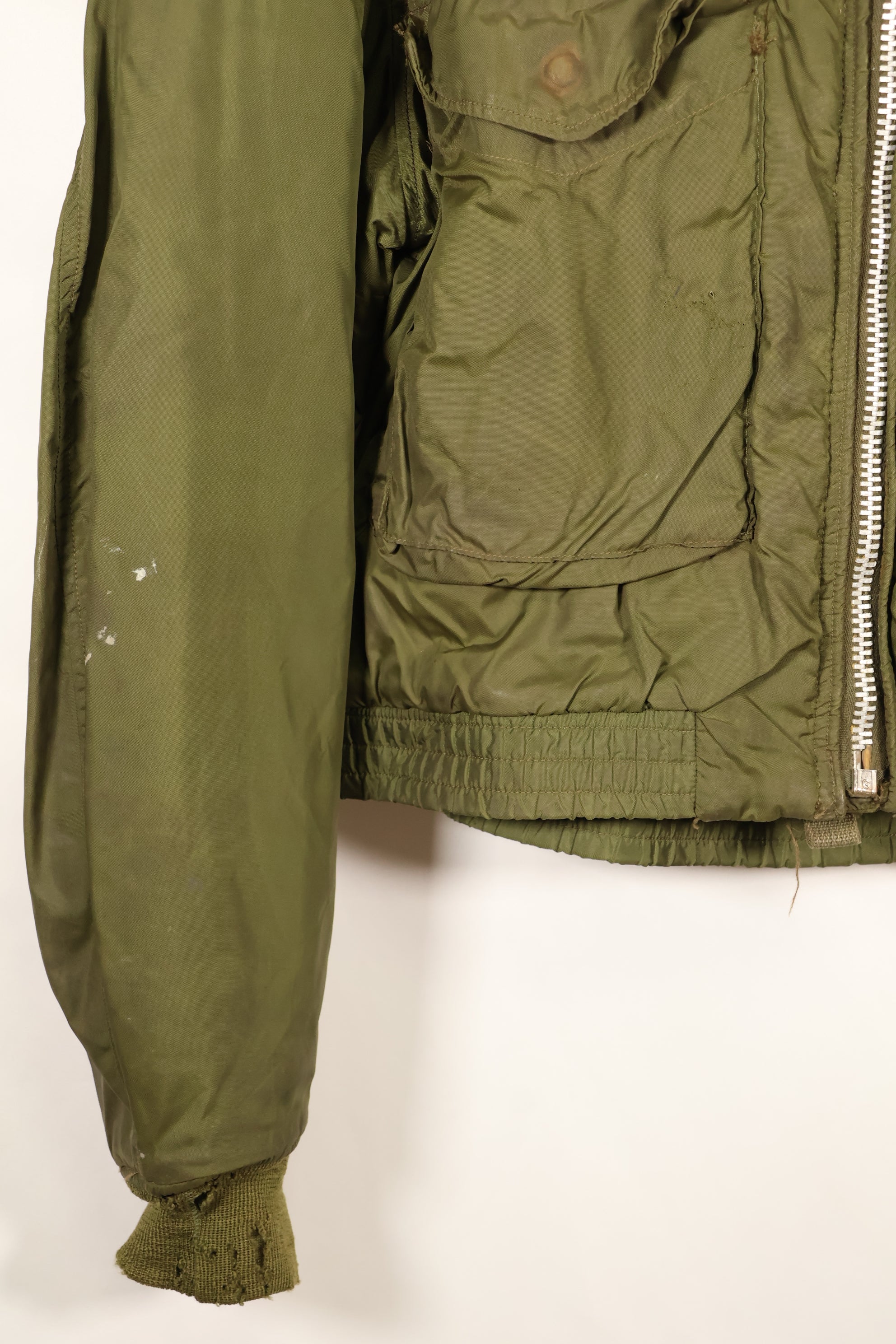 1972年契約　44R　アメリカ海軍　冬季用フライトジャケット　WEPジャケット　中古品