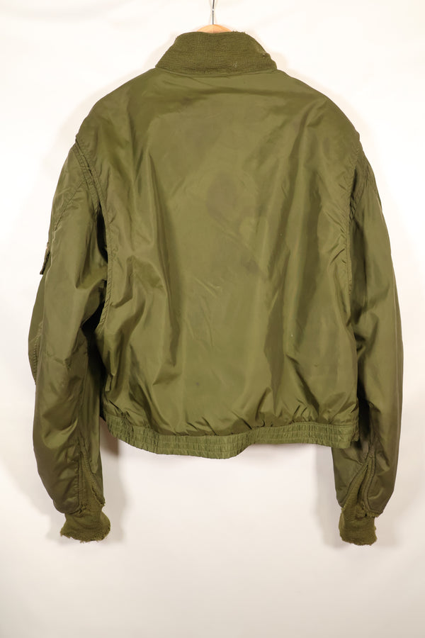 1972年契約　44R　アメリカ海軍　冬季用フライトジャケット　WEPジャケット　中古品