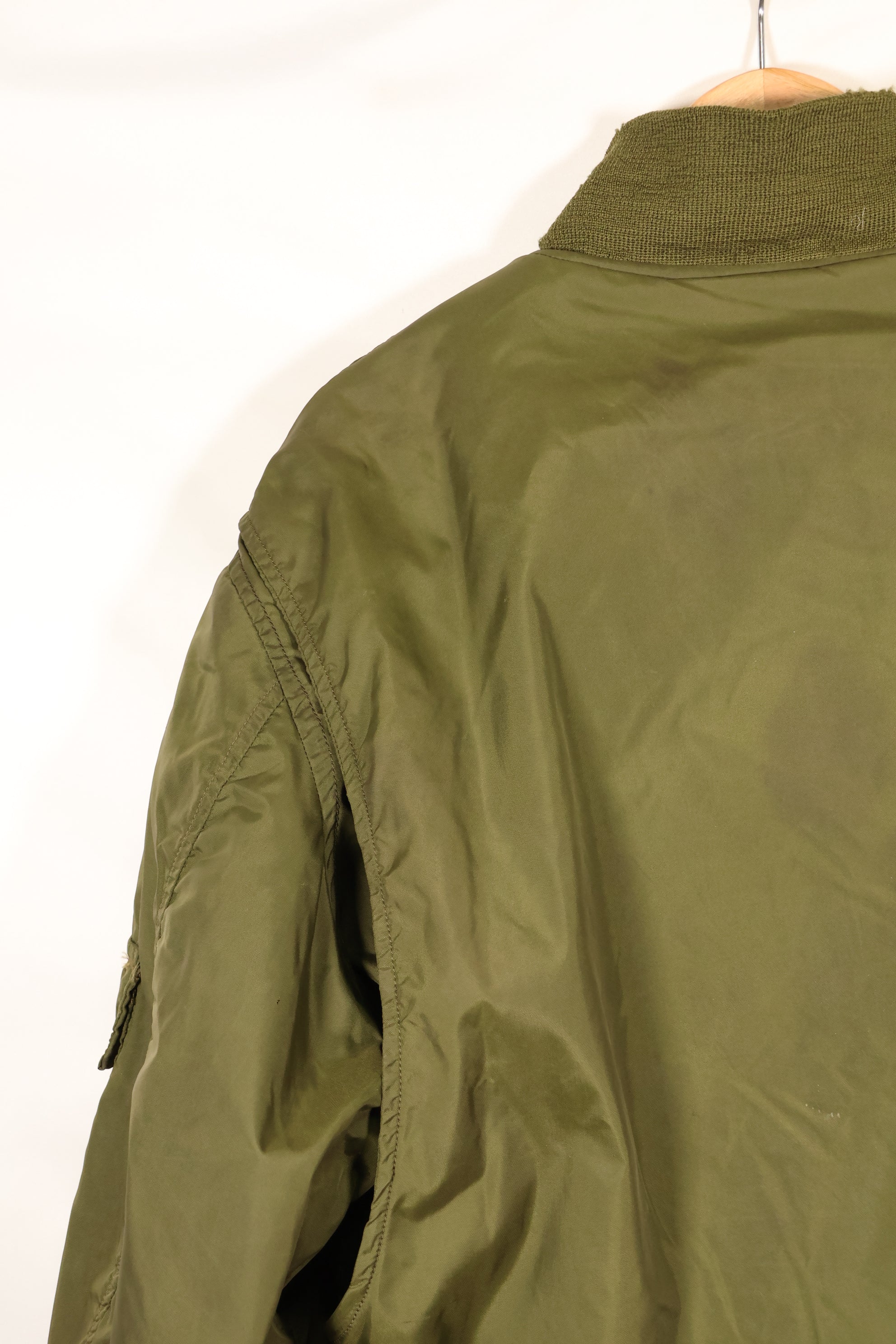 1972年契約　44R　アメリカ海軍　冬季用フライトジャケット　WEPジャケット　中古品