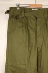 1967年契約　SIZE 14　オーストラリア軍　OD ユーティリティパンツ　ほぼ未使用品　