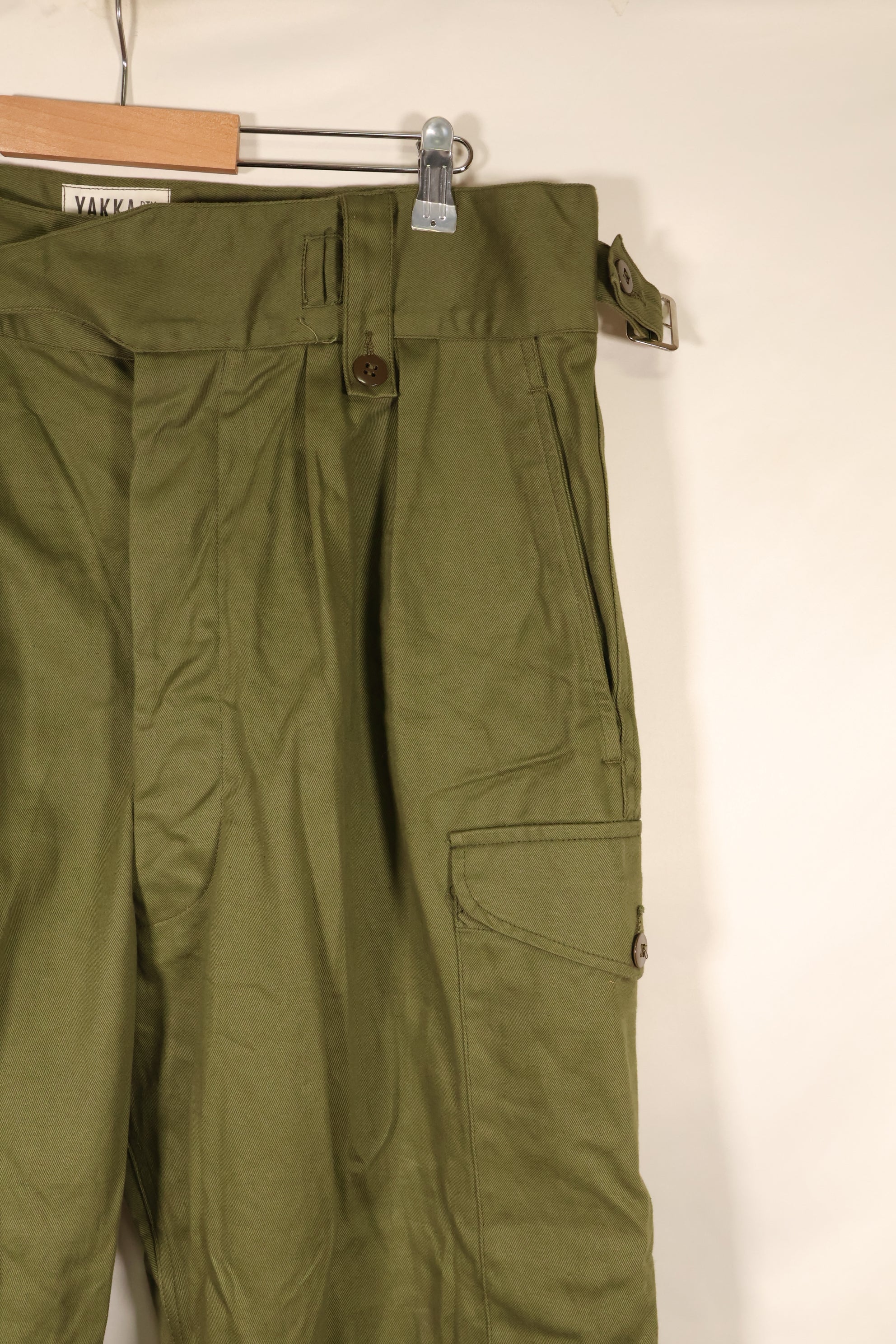 1967年契約　SIZE 14　オーストラリア軍　OD ユーティリティパンツ　ほぼ未使用品　