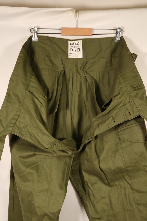 1967年契約　SIZE 14　オーストラリア軍　OD ユーティリティパンツ　ほぼ未使用品　