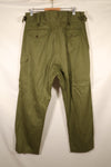 1967年契約　SIZE 14　オーストラリア軍　OD ユーティリティパンツ　ほぼ未使用品　