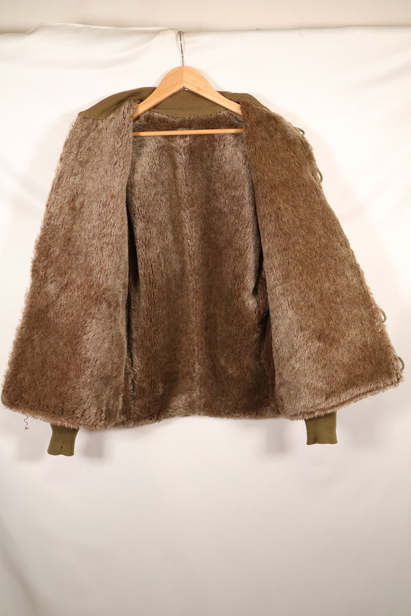 1940 年代二战 M-43 野战夹克，带保暖衬里，使用过。