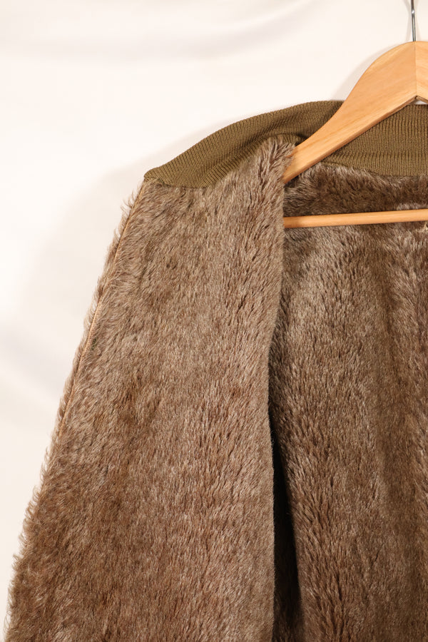 1940 年代二战 M-43 野战夹克，带保暖衬里，使用过。