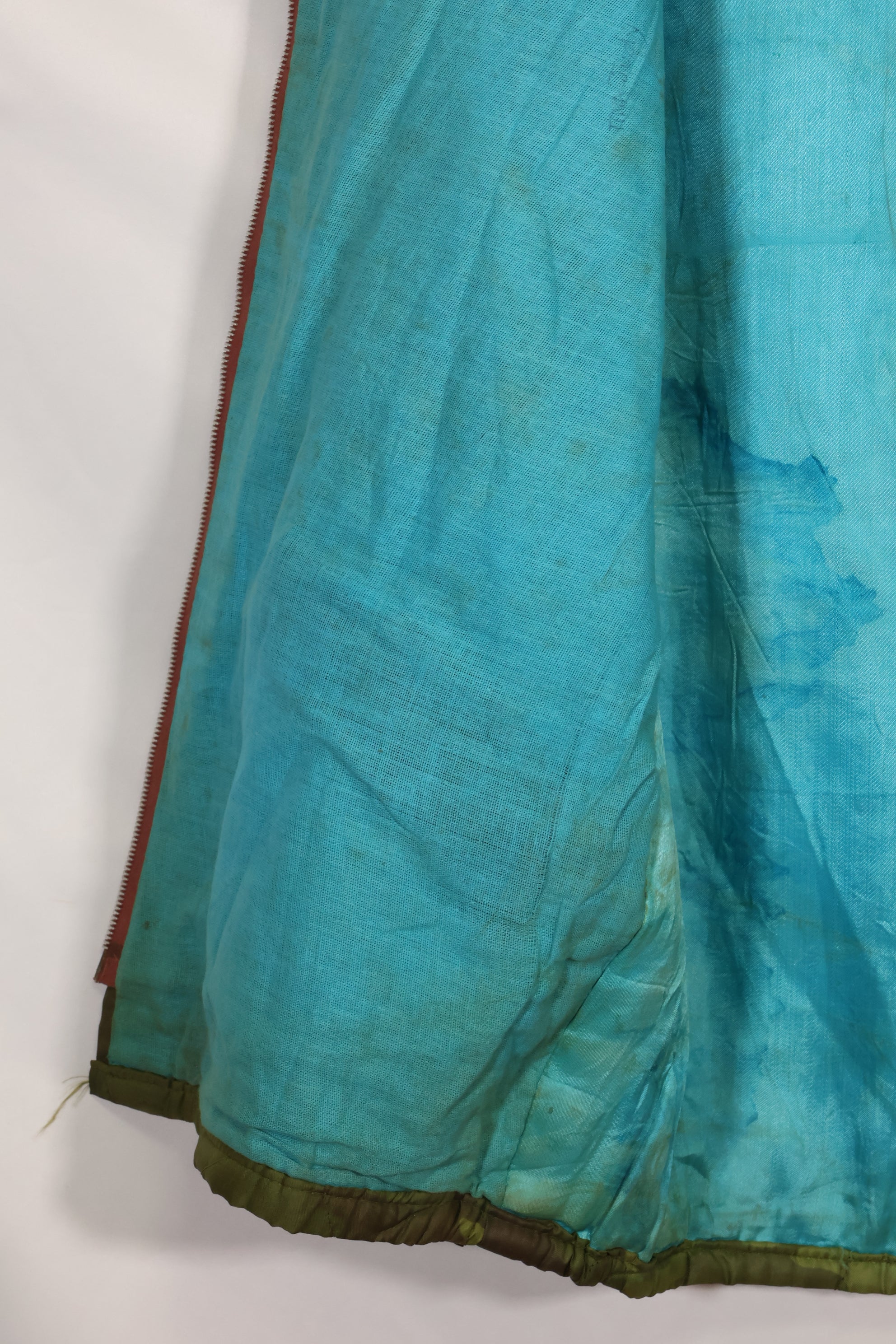 1970-71年　大きめサイズ　ベトナム戦争　迷彩ポンチョ製　ツアージャケット　DA NANG　中古品