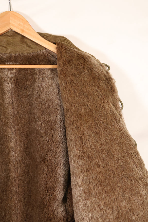 1940 年代二战 M-43 野战夹克，带保暖衬里，使用过。