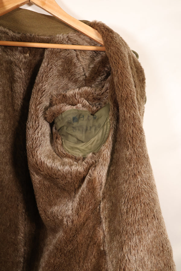 1940 年代二战 M-43 野战夹克，带保暖衬里，使用过。