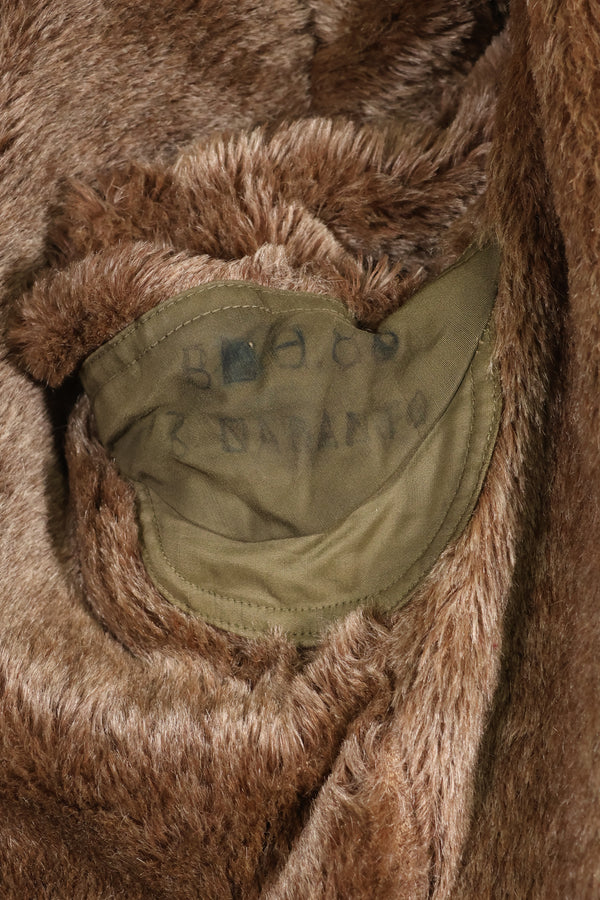 1940 年代二战 M-43 野战夹克，带保暖衬里，使用过。